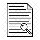 Document analysis  Icon