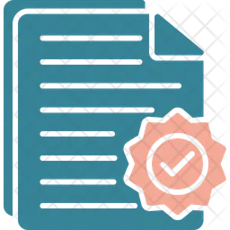 Document approval  Icon
