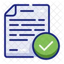 Document Approved Verified Signed Icon