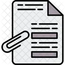 Document Attach Clip Document Icon