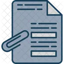 Document Attach Clip Document Icon