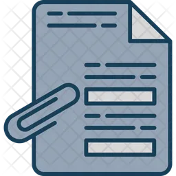 Document Attach  Icon