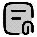 Document Attachment  Icon