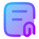 Document Attachment  Icon