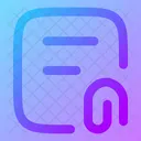 Document Attachment  Icon
