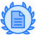 Document Badge  Icon
