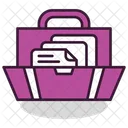 Document Bag Suitcase Business Bag Icon