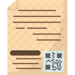 Document Barcode  Icon