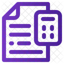 Calcul De Documents Mathematiques Finances Icône
