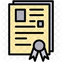 Document Certificate Paper Data Icon