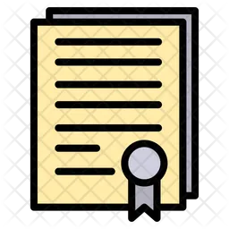 Document Certificate  Icon
