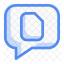 Document Chat Document Message Message Icon