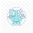 Document Classification Machine Learning Natural Language Processing Icon