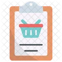 Clipboard Document Shopping Icon