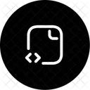 Document Code Data File Icon