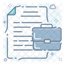 Paperasse Documents Documentation Icône