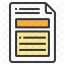 Document commercial  Icône