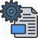 Document Configuration File Setting Configuration Icon