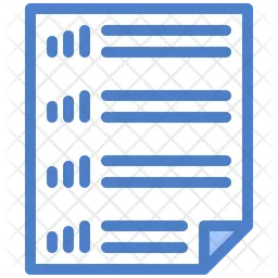 Document Data  Icon