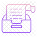Document de stockage  Icône