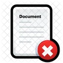 Document Delete File Document Icon