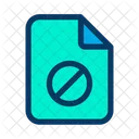 Document d'interdiction  Icône