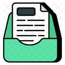 Document Drawer File Drawer Doc Icon