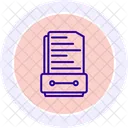 Drawer Document File Icon