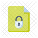 Document Encrypted Lock Icon
