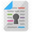 Document Encryption File Icon