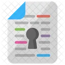 Document Encryption  Icon