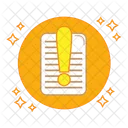 Document Error File Error Paper Icon