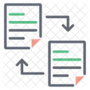 Document Exchange Data Exchange File Transfer Icon