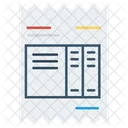 Document Feuille Facture Icon