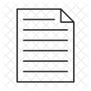 Fichier De Document Icône