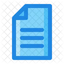 Document Paper Note Text File Icon