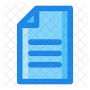 Document Paper Note Text File Icon