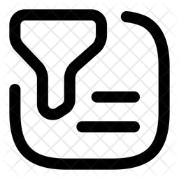 Document Filter  Icon