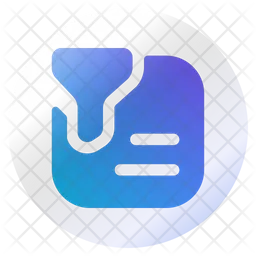 Document Filter  Icon
