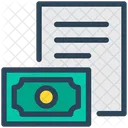 Document financier  Icône