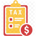 Impot Papier Finance Icône
