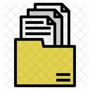 Document Zoom Magnifying Icon