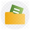 Document Folder Document Data Icon
