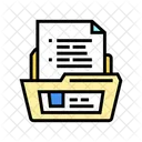 Document Folder File Folder Folder Icône