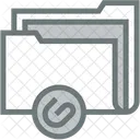 Document Folder Document Paperclip Icon