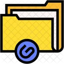Document Paperclip Archive Icon