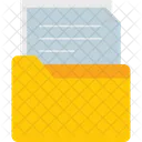 Document Data Recording File Storage Icon