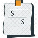 Document Money Business Icon