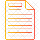 File Paper Data Icon