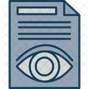 Document Paper Eye Icon